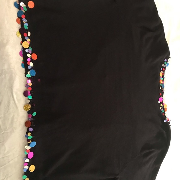 Black Belle Point Seater w/Lg sequin bangles Sz 2x - Picture 8 of 10